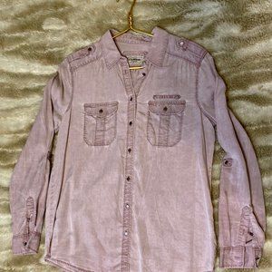 Express Boyfriend Button Down